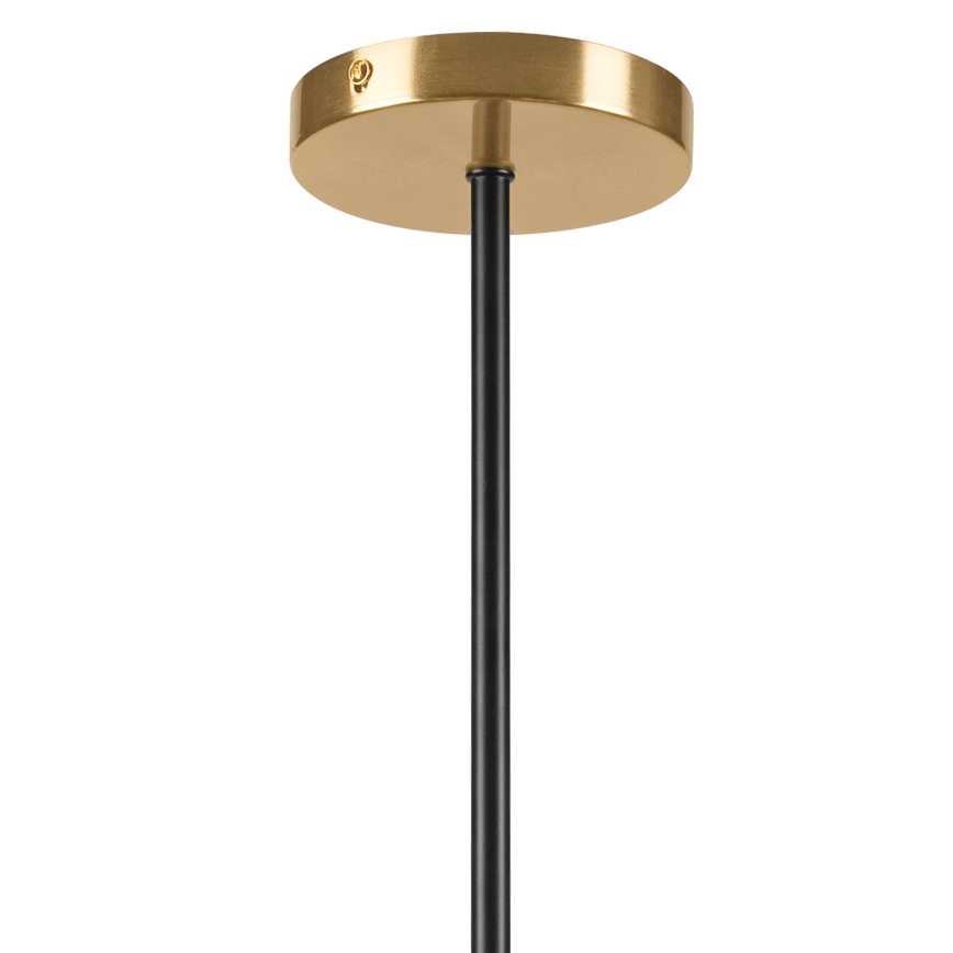 Chandelier on a pole GEORGIA 5xE14/5W/230V gold/smoky beige