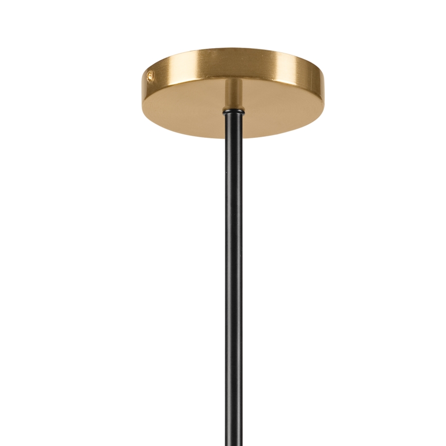 Chandelier on a pole GEORGIA 7xE14/5W/230V gold/smoky beige