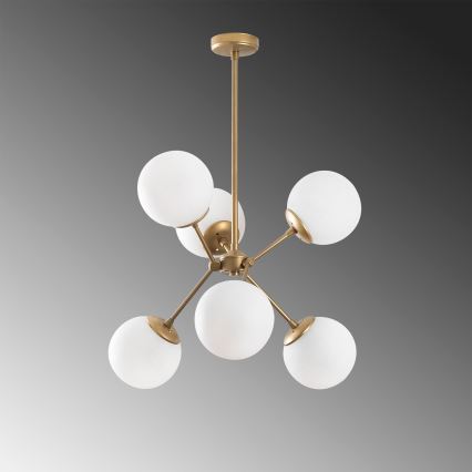Chandelier on a pole GONDOL 6xE27/40W/230V