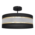 Chandelier on a pole HELEN 3xE27/15W/230V black/golden