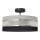 Chandelier on a pole HELEN 3xE27/15W/230V black/grey/golden