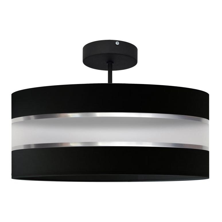 Chandelier on a pole HELEN 3xE27/15W/230V black/shiny chrome