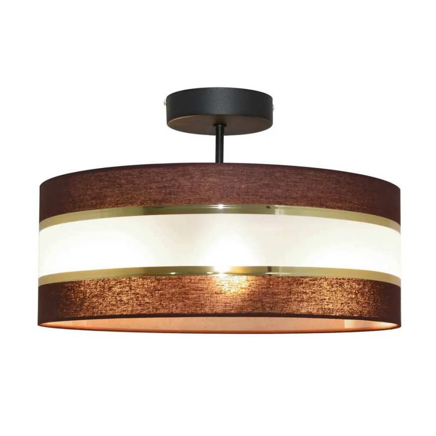Chandelier on a pole HELEN 3xE27/15W/230V brown/black/golden