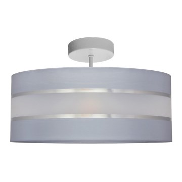 Chandelier on a pole HELEN 3xE27/15W/230V grey/shiny chrome