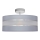 Chandelier on a pole HELEN 3xE27/15W/230V grey/shiny chrome