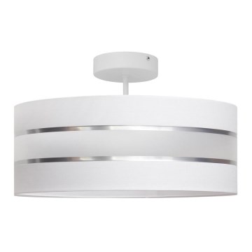 Chandelier on a pole HELEN 3xE27/15W/230V white/shiny chrome