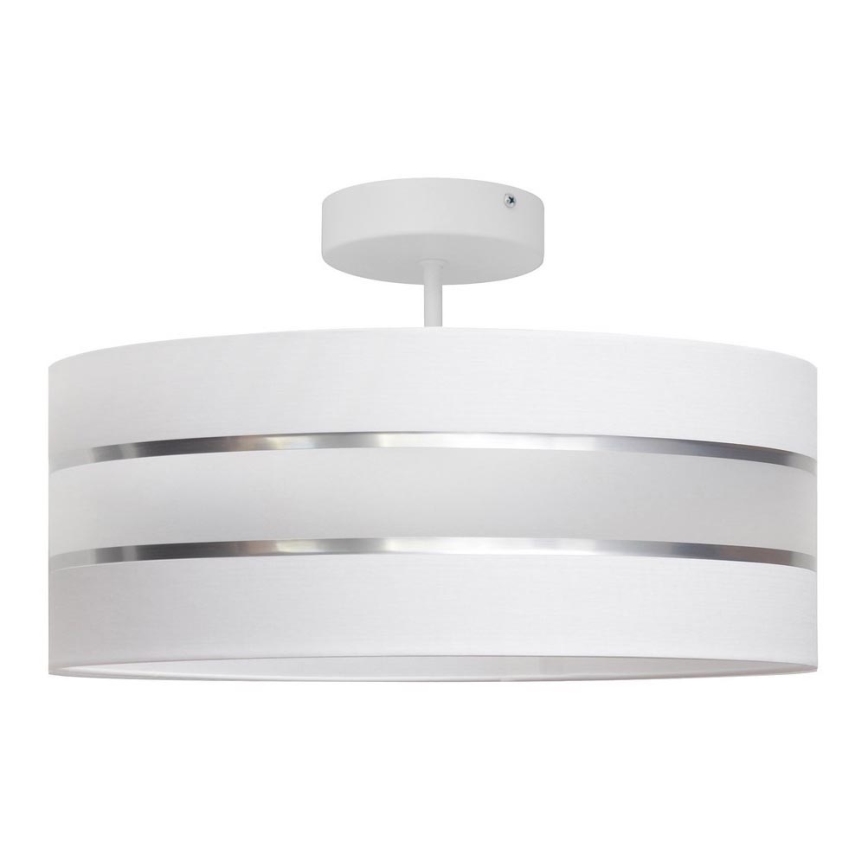 Chandelier on a pole HELEN 3xE27/15W/230V white/shiny chrome