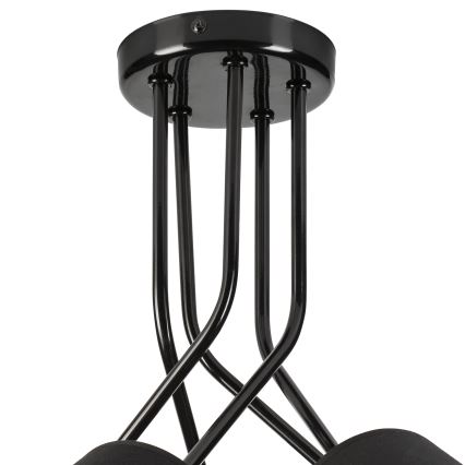 Chandelier on a pole IRMA 5xE27/60W/230V black
