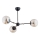 Chandelier on a pole ITORIS 3xE14/10W/230V black/gold