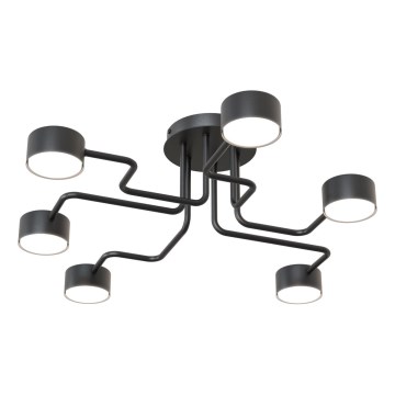 Chandelier on a pole KURAGE 6xGX53/12W/230V black