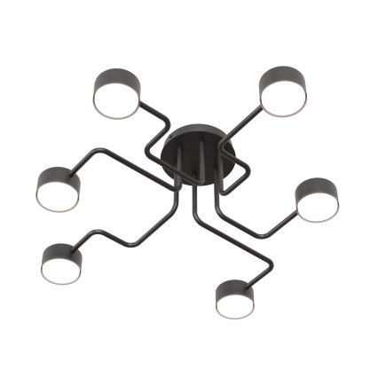 Chandelier on a pole KURAGE 6xGX53/12W/230V black