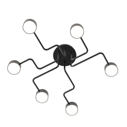 Chandelier on a pole KURAGE 6xGX53/12W/230V black