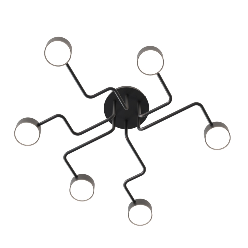 Chandelier on a pole KURAGE 6xGX53/12W/230V black