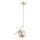 Chandelier on a pole LIBERTY 1xE14/40W/230V gold/beige