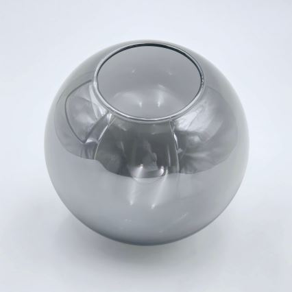 Chandelier on a pole LILOU 4xE14/5W/230V matte chrome/smoky