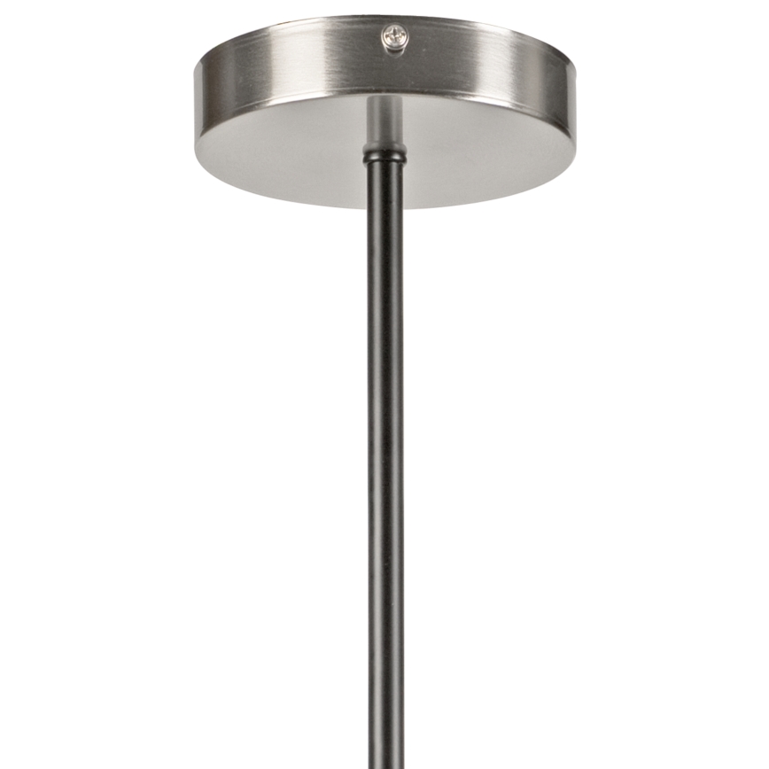 Chandelier on a pole LILOU 4xE14/5W/230V matte chrome/smoky