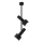 Chandelier on a pole LINTERNA 2xGX53/12W/230V black