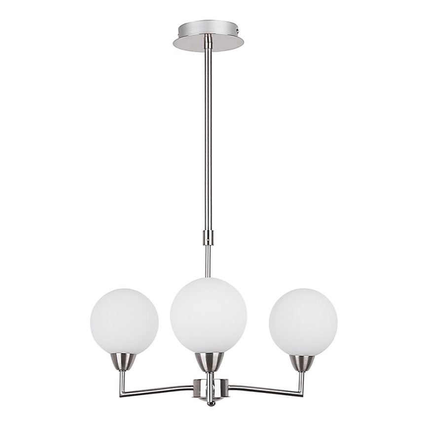 Chandelier on a pole LOGOS 3xG9/25W/230V matte chrome