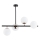 Chandelier on a pole LURO 4xE14/10W/230V black