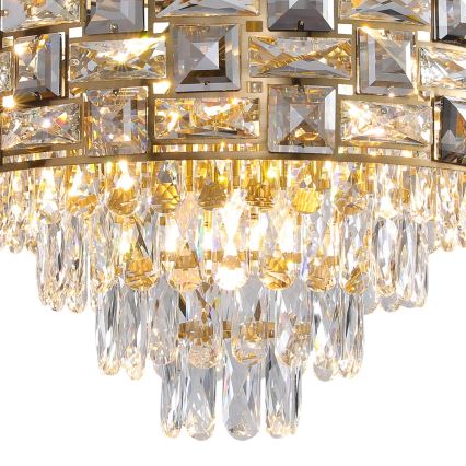 Chandelier on a pole LUXURIA 9xE14/40W/230V gold