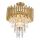 Chandelier on a pole MADISON 9xE14/40W/230V gold
