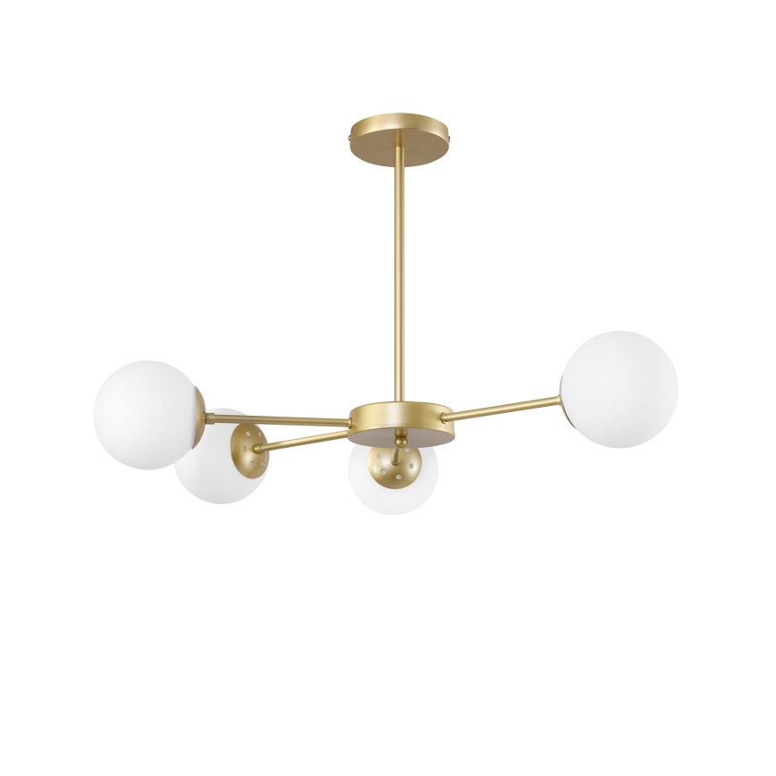 Chandelier on a pole MATI 4xG9/20W/230V gold