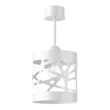 Chandelier on a pole MODUL FREZ 1xE27/60W/230V d. 17,5 cm white