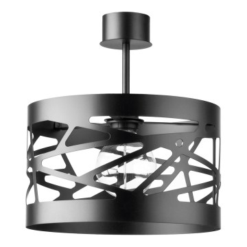 Chandelier on a pole MODUL FREZ 1xE27/60W/230V d. 30 cm black
