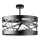 Chandelier on a pole MODUL FREZ 1xE27/60W/230V d. 39 cm black