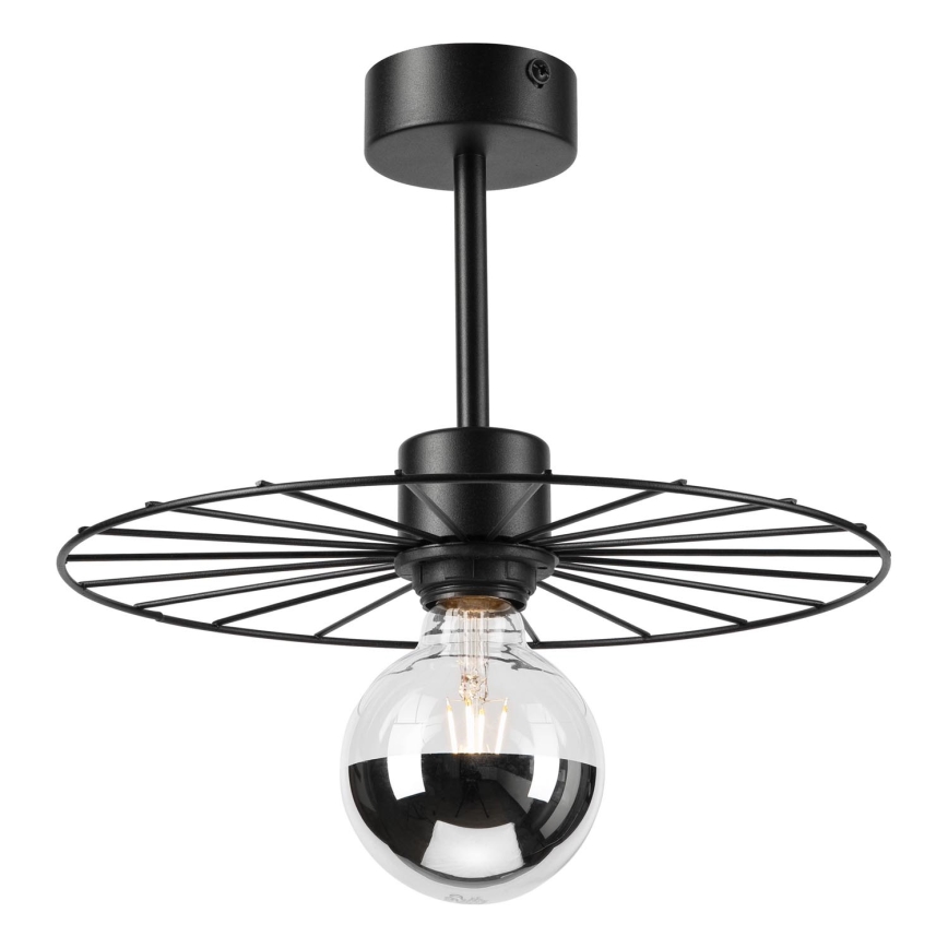 Chandelier on a pole MONTANA 1xE27/15W/230V d. 30 cm black