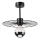Chandelier on a pole MONTANA 1xE27/15W/230V d. 30 cm black