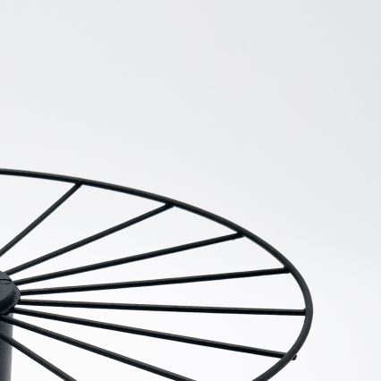 Chandelier on a pole MONTANA 1xE27/15W/230V d. 30 cm black