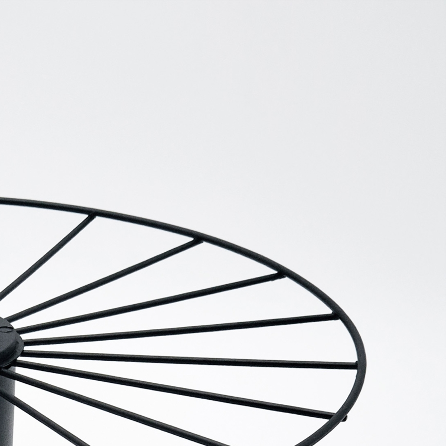 Chandelier on a pole MONTANA 1xE27/15W/230V d. 30 cm black