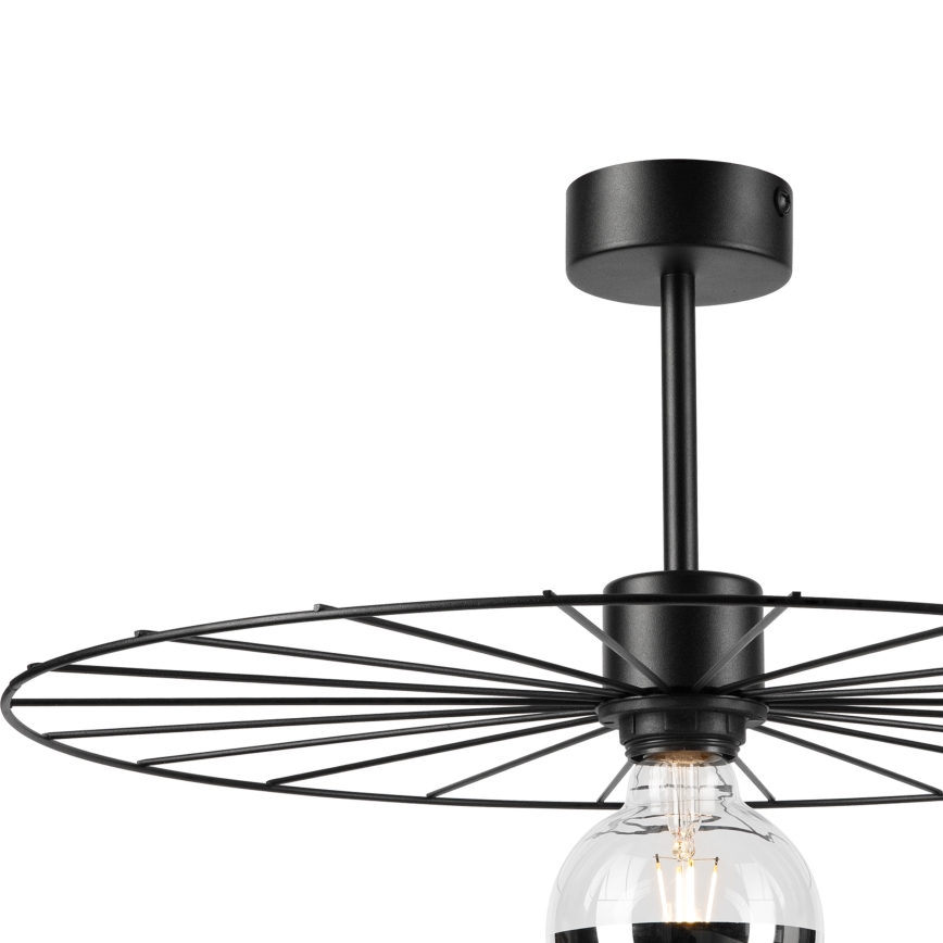 Chandelier on a pole MONTANA 1xE27/15W/230V d. 45 cm black