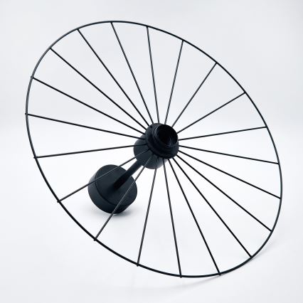 Chandelier on a pole MONTANA 1xE27/15W/230V d. 45 cm black