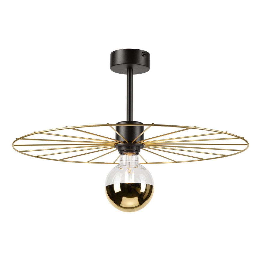 Chandelier on a pole MONTANA 1xE27/15W/230V d. 45 cm gold/black