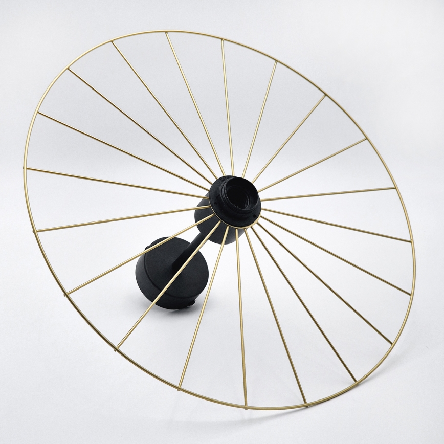 Chandelier on a pole MONTANA 1xE27/15W/230V d. 45 cm gold/black