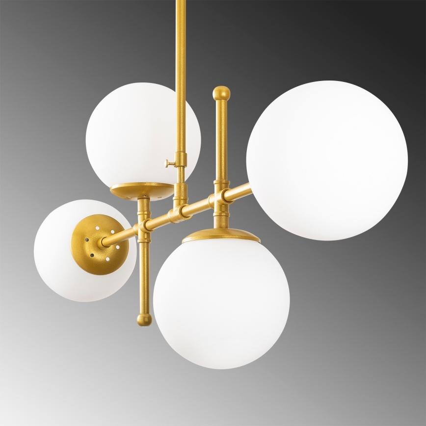 Chandelier on a pole MUDONI 4xE27/40W/230V