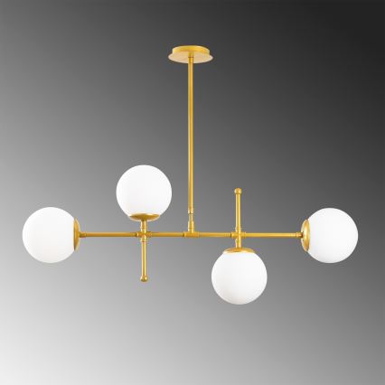 Chandelier on a pole MUDONI 4xE27/40W/230V