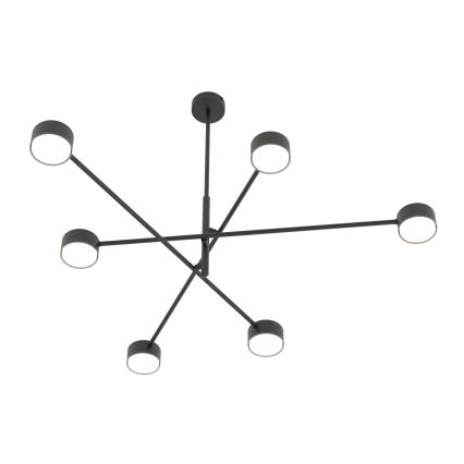 Chandelier on a pole NATSU 6xGX53/12W/230V black