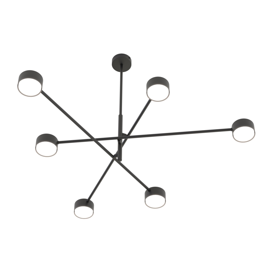 Chandelier on a pole NATSU 6xGX53/12W/230V black