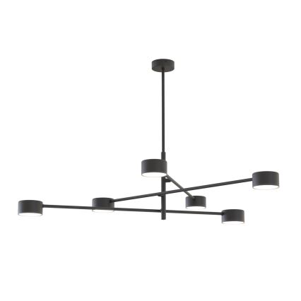 Chandelier on a pole NATSU 6xGX53/12W/230V black