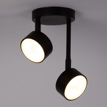 Chandelier on a pole NEMO 2xGX53/12W/230V black