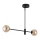Chandelier on a pole ORO 2xG9/12W/230V black/gold