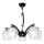 Chandelier on a pole PAULA 5xE27/60W/230V black