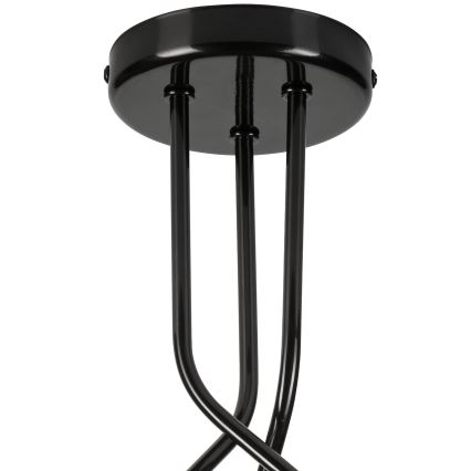 Chandelier on a pole PRIYA 3xE27/15W/230V black