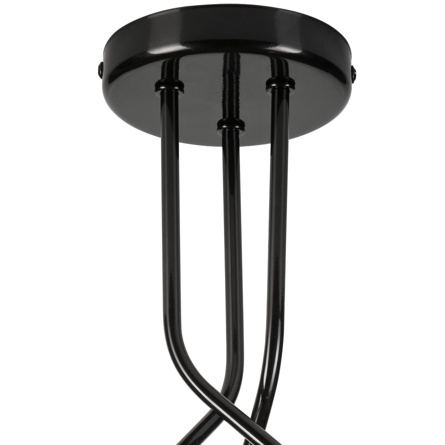 Chandelier on a pole PRIYA 3xE27/15W/230V black