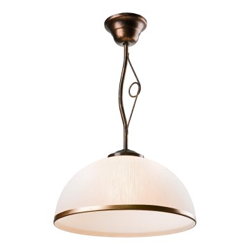 Chandelier on a pole RETRO 1xE27/60W/230V black patina