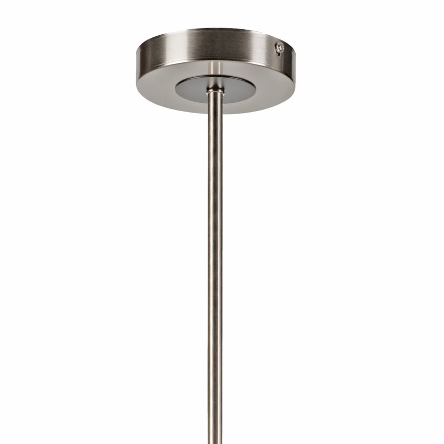 Chandelier on a pole ROLLO 8xE14/5W/230V matte chrome/smoky