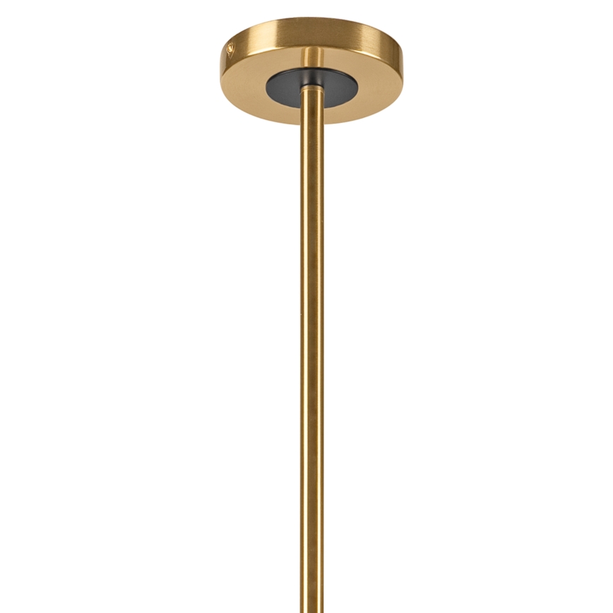 Chandelier on a pole ROLLO 8xG9/5W/230V gold/smoky beige